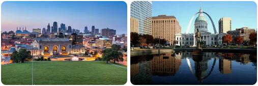 Top 5 Cities in Missouri