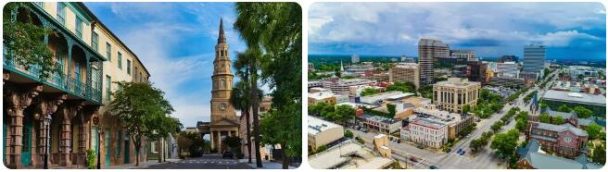 Top 5 Cities in South Carolina